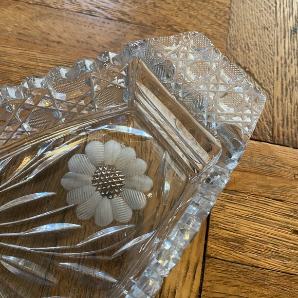 Crystal serving dish - Picture 4 of 12